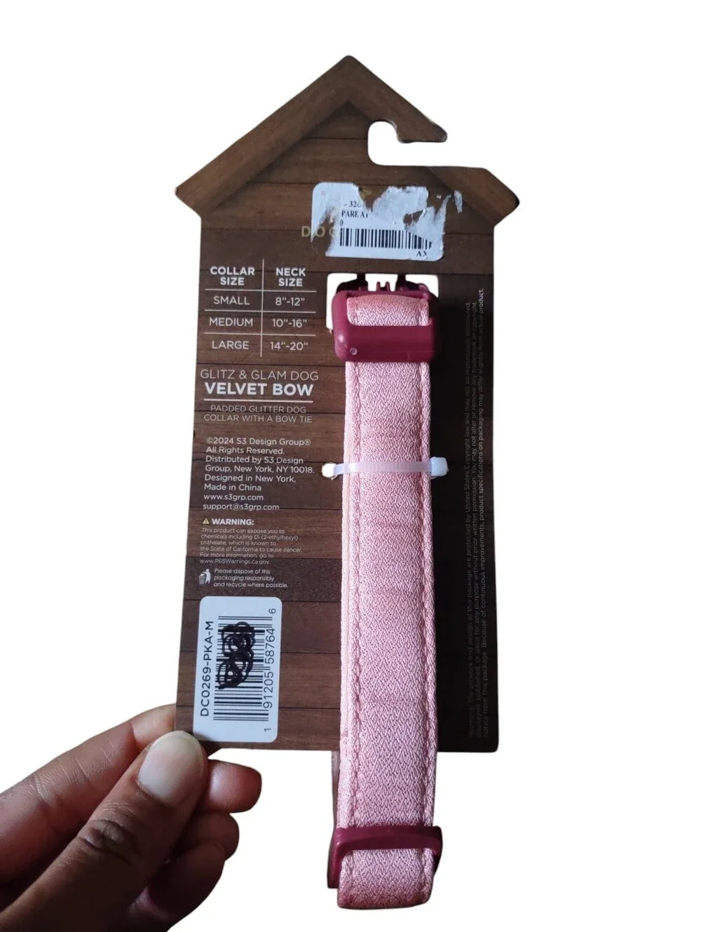 Doghaus Medium Glitz & Glam Velvet Bow
